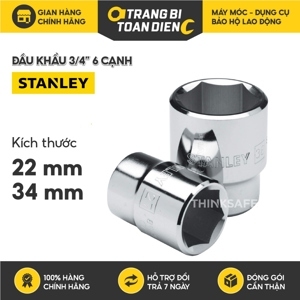 Đầu khẩu 3/4" 6 cạnh 22mm Stanley 89-322