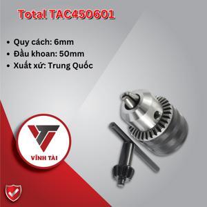 Đầu khoan (có răng cưa) Total TAC450601, 6.5mm