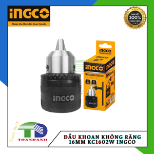 Đầu khoan không răng 16mm Ingco KC1602W