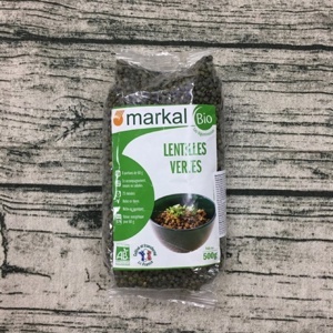 Đậu lăng xanh hữu cơ Markal gói 500g