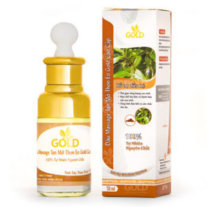 Dầu massage giúp tan mỡ thon eo Gold 50ml