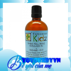 Dầu massage toàn thân Tanamera Kids giúp bé thư giãn