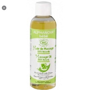 Dầu mát xa hữu cơ cho bé Alphanova 100ml