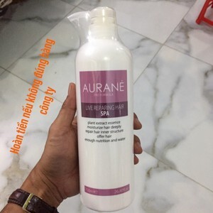 Dầu ngâm tóc phục hồi làm mượt tóc Aurane Spa - 750ml