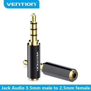 Đầu nối audio 3.5mm (M) to 3.5mm (F) Vention VAB-S06