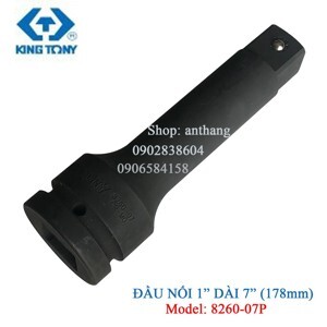 Đầu nối đen Kingtony 8260-07P