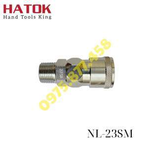 Đầu nối khí nén nhật 3/8″ ren ngoài 17mm NKC NL-23SM