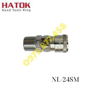 Đầu nối khí nén nhật ren 1/2″ NKC NL-24SM