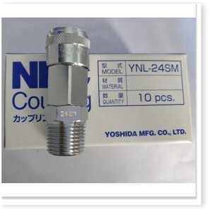 Đầu nối khí nén nhật ren 1/2″ NKC NL-24SM
