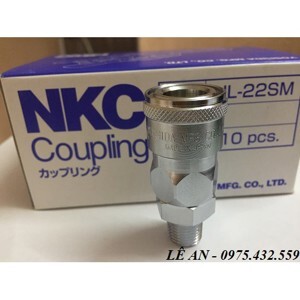 Đầu nối khí nén nhật ren 1/2″ NKC NL-24SM