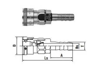 Đầu nối nhanh Nitto 40SH