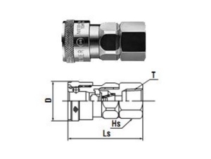 Đầu nối nhanh Nitto 600SF