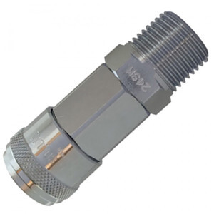 Đầu nối nhanh tự động 1/4″ ren ngoài NKC YNL-22SM