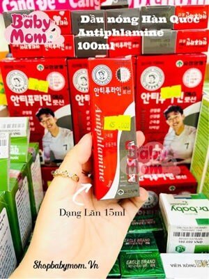 Dầu nóng xoa bóp Antiphlamine nhập khẩu từ Hàn Quốc 100ml