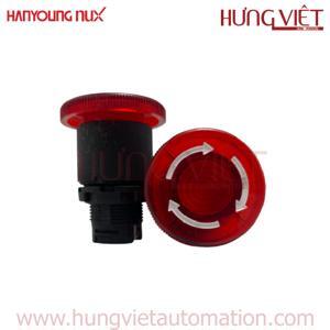 Đầu nút nhấn khẩn có đèn Hanyoung ARE-4XR