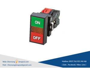 Đầu nút nhấn On/Off có đèn phi 22 ARX-S