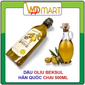 Dầu olive Extra Virgin Beksul chai 500ml