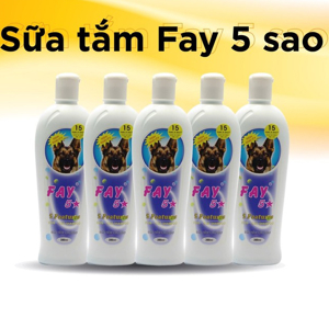Dầu tắm Fay 5 Sao 800ml - Dành cho chó mèo