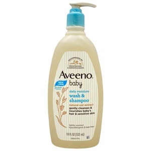 Dầu tắm gội cho bé Aveeno Baby - 532ml