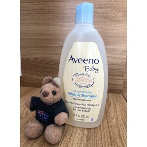 Dầu tắm gội cho bé Aveeno Baby - 532ml