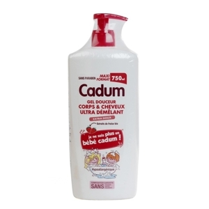 Dầu tắm gội hương dâu Cadum 750ml