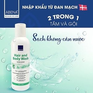 Dầu tắm gội khô Abena cho người lớn 200ml