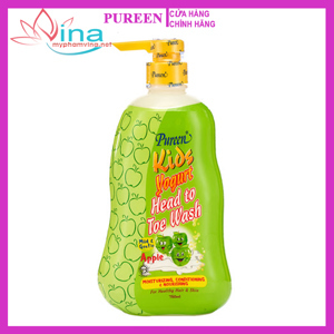 Dầu tắm gội Pureen hương táo 750ml