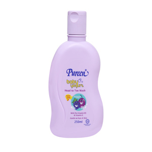 Dầu tắm gội Pureen nho đen và mận 250ml