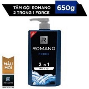 Dầu tắm gội Romano Force 650g