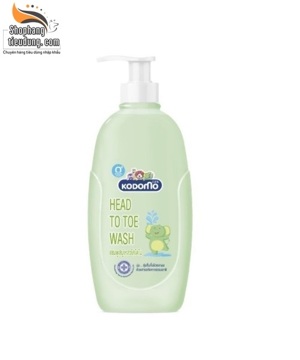 Dầu tắm gội trẻ em Kodomo Head to toe - 400ml