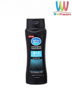 Dầu tắm, gội, xả White Rain For Men 3 In 1 Cool Ocean Wave 443ml