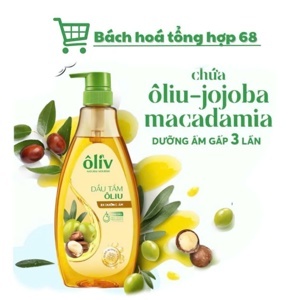 Dầu tắm ôliu Ôliv 3X dưỡng ẩm 650ml