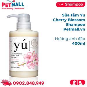 Dầu tắm YÚ Cherry Blossom Shine Formula (hoa anh đào) - 400ml, dành cho chó mèo