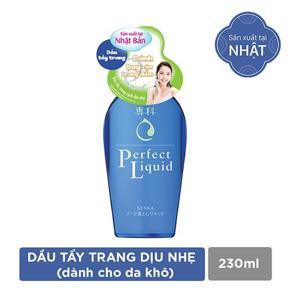 Dầu Tẩy Trang Dịu Nhẹ Dành Cho Da Khô Senka Perfect Liquid 230ml