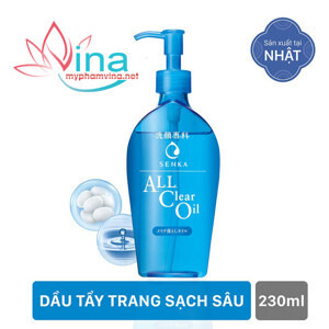 Dầu Tẩy Trang Sạch Sâu Dành Cho Da Dầu Senka Perfect Watery Oil 230ml