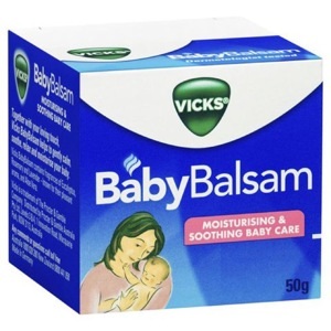 Dầu thoa giữ ấm, giúp giảm ho, sổ mũi, ngạt mũi cho trẻ Vick Baby Balsam