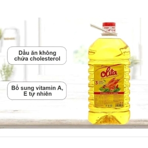 Dầu thực vật tinh luyện Olita Tường An can 5 lít