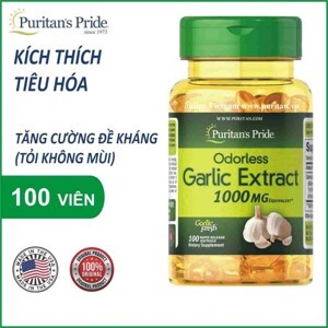 Dầu tỏi Puritan's Pride Garlic Oil 1000mg 100 viên