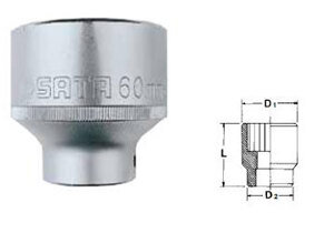 Đầu tuýp 12 cạnh Sata 16609 (27mm,3/4inch)