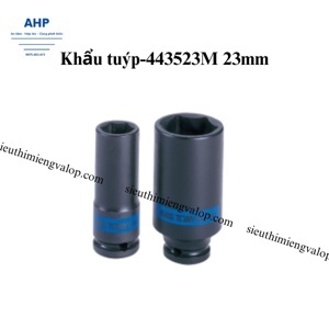 Đầu tuýp 1/2″ đen dài lục giác Kingtony 443523M