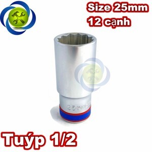 Đầu tuýp 12 góc 1/2" Kingtony 423025M, 25mm