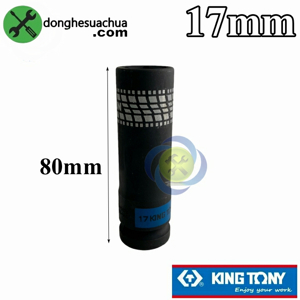 Đầu tuýp 17 x 80mm 1/2" Kingtony 441517M