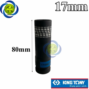 Đầu tuýp 17 x 80mm 1/2" Kingtony 441517M