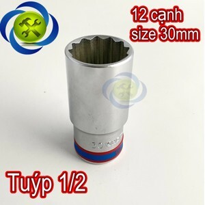 Đầu tuýp 30mm 12 góc 1/2" Kingtony 423030M