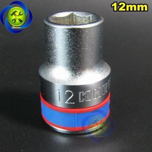 Đầu tuýp 6 góc 1/2" Kingtony 433512M, 12mm