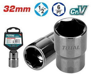 Đầu tuýp 6 góc 1/2" Total THTST12321, 32mm