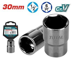 Đầu tuýp 6 góc 1/2" Total THTST12301, 30mm