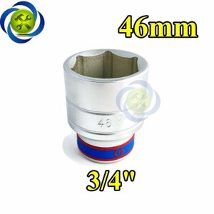 Đầu tuýp 6 góc 3/4" Kingtony 633546M, 46mm