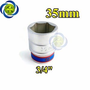 Đầu tuýp 6 góc 3/4″ Kingtony 633535M, 35mm