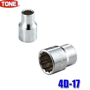 Đầu tuýp cạnh 1/2 inch ra lục giác Tone 4D-17